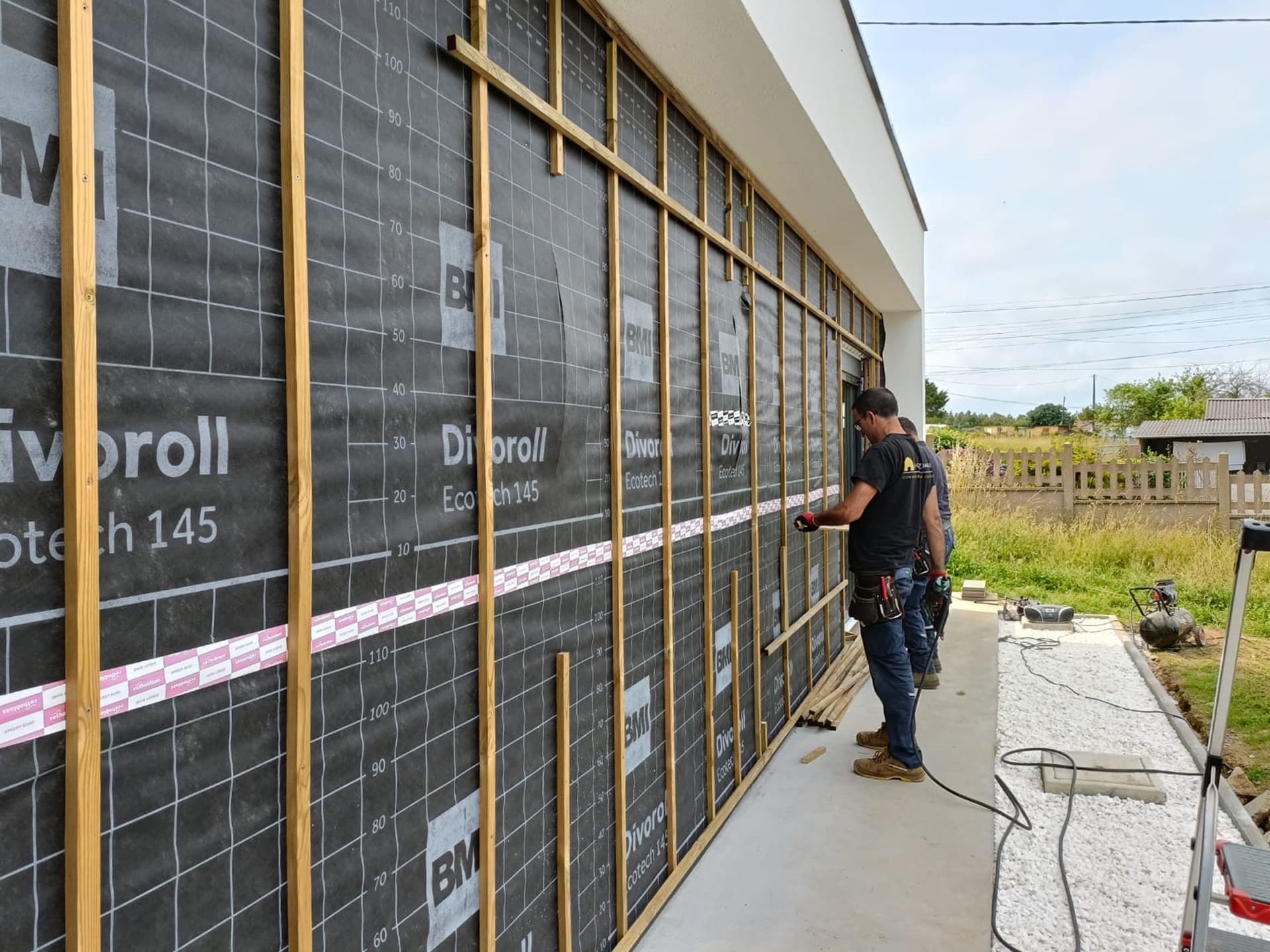 Casas de madera en Narón